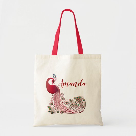 Tote Bag Pacock (Devant)