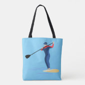 Tote Bag Paddleboarding en stand-up (Dos)
