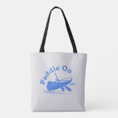 Tote Bag Pagaie En Poignée Sur Conception - Fourre-tout Tou (Dos)