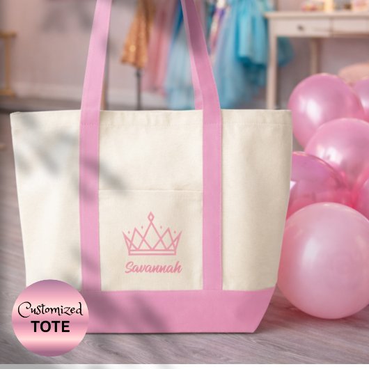 Tote Bag Pageant Essentials Custom Crown Titleholder
