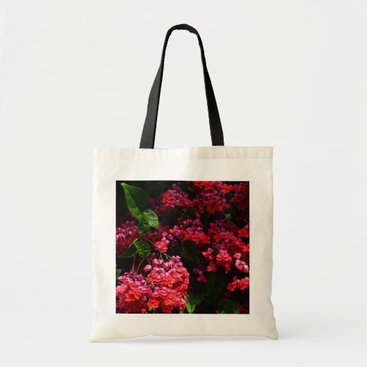 Tote Bag Pagoda Flowers Colorful (Devant)