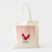 Tote Bag Paillettes Pink Dripping (Devant)