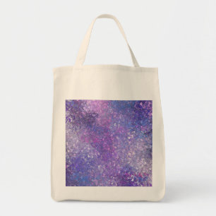 Tote Bag Paillettes roses et violettes brillantes