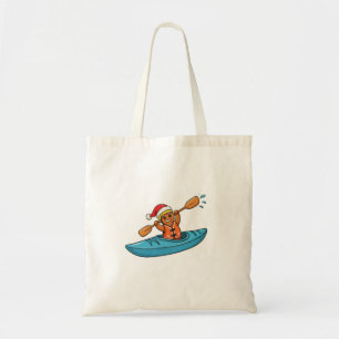 Tote Bag Pain d'épice Kayak Noël 2026 Vacances Eau