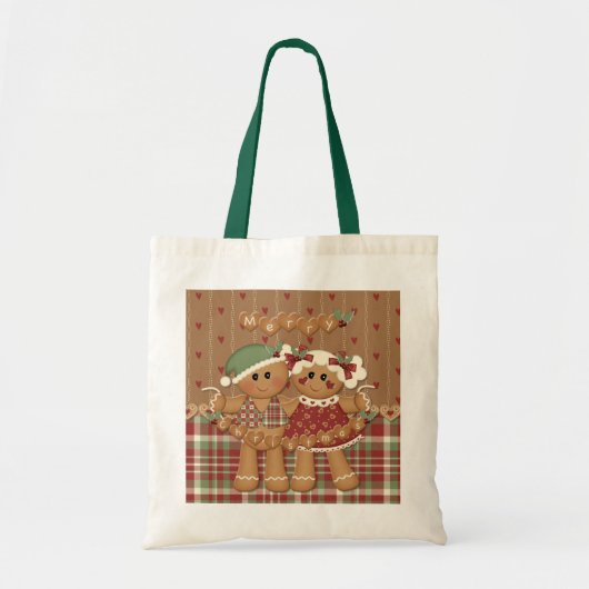 Tote Bag Pain d'épices Noël (Devant)