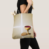 Tote Bag Pain et vin La Dernière communion de Pâques (De près)