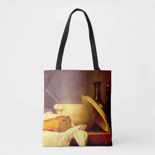Tote Bag Pain et vin par Anne Vallayer (Devant)