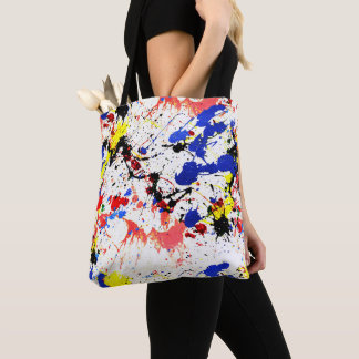 Tote Bag Paint Splatter