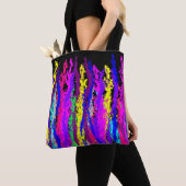 Tote Bag Paint Strands (De près)