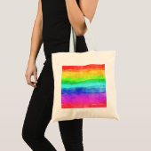 Tote Bag Painted Rainbow (Devant (produit))