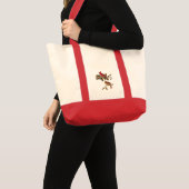 Tote Bag Paire cardinale Audubon en amandiers sauvages (Devant (produit))