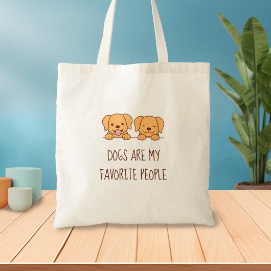 Tote Bag Paire de chiens mignons du Labrador Jeter un oeil
