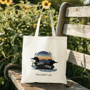 Tote Bag Paire de plongeons de Butterfield Lake