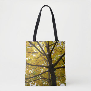 Tote Bag Paire d'érables jaunes Automne Nature