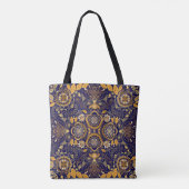 Tote Bag Paisley Elegance : Motif de design textile (Dos)