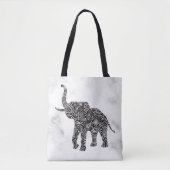 Tote Bag Paisley Elephant (Devant)