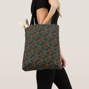 Tote Bag Paisley haché