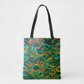 Tote Bag Paisley haché (Devant)