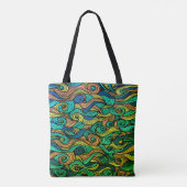 Tote Bag Paisley haché (Dos)