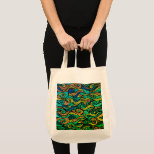 Tote Bag Paisley haché