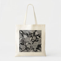 Paisley orange noir et blanc