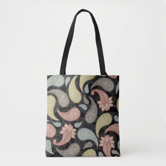Tote Bag Paisley Pattern  (Devant)