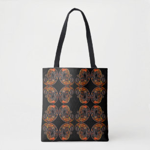 Tote Bag Paisley tortue coque fourre-tout