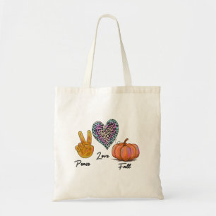 Tote Bag Paix amour chute