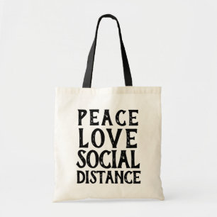 TOTE BAG PAIX - AMOUR - DISTANCE SOCIALE