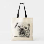 TOTE BAG PAIX * AMOUR * DIVAS FOURRE-TOUT (Dos)