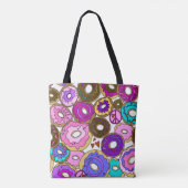 Tote Bag Paix Amour et Donuts (Dos)