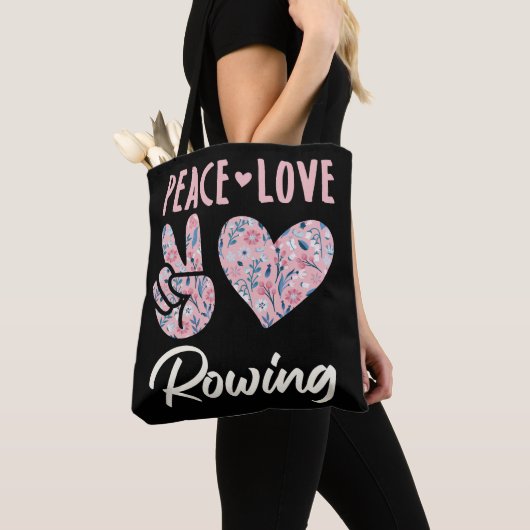 Tote Bag Paix Amour Rwing (De près)