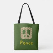 Tote Bag paix carré (Dos)