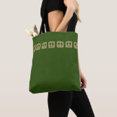 Tote Bag paix carré (De près)