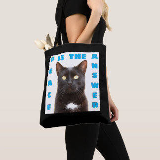 Tote Bag Paix - chat Fourre-tout