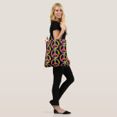 Tote Bag Paix chatoyante (Sur le modèle)