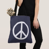Tote Bag Paix cool et classique (De près)