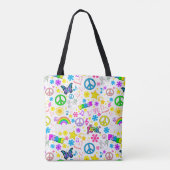 Tote Bag Paix et amour (Dos)