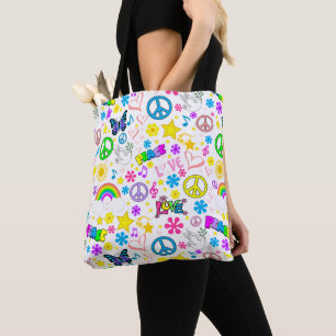 Tote Bag Paix et amour