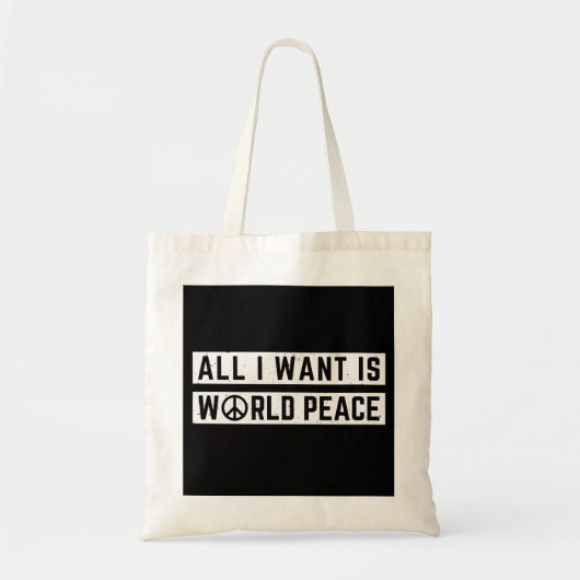 Tote Bag Paix mondiale (Devant)