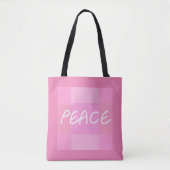 Tote Bag Paix rose (Devant)