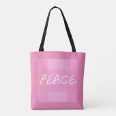 Tote Bag Paix rose (Dos)