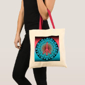 Tote Bag Paix ~ Soleil (Devant (produit))