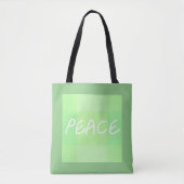 Tote Bag Paix verte (Devant)