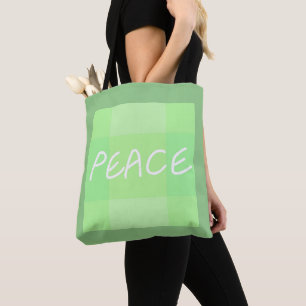 Tote Bag Paix verte