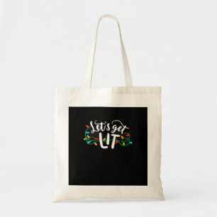 Tote Bag Pajamas de Noël Drôle Fantastique Obtenons Lit Noë