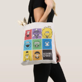 Tote Bag Pal de rue Sésame | Blocs de couleurs (De près)