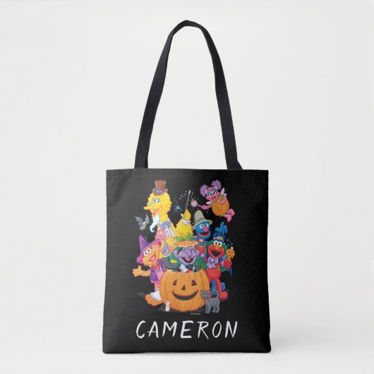 Tote Bag Pal de rue Sésame | Bonne Halloween (Devant)