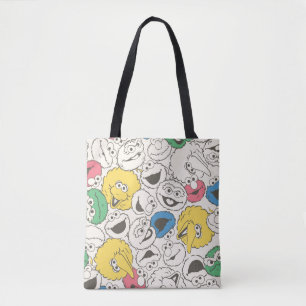 Tote Bag Pal de rue Sésame   Motif Vintage Big Head