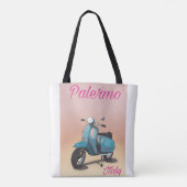 Tote Bag Palerme Italie poster scooter (Dos)